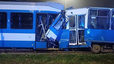 Krokuvoje &ndash; rimta tramvajų avarija