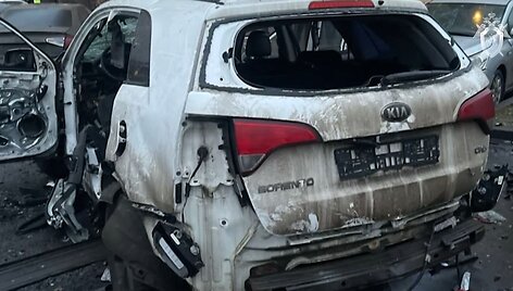 Maskvoje sprogo automobilis &ndash; žuvo Rusijos generolas leitenentas Fanilas Sarvarovas