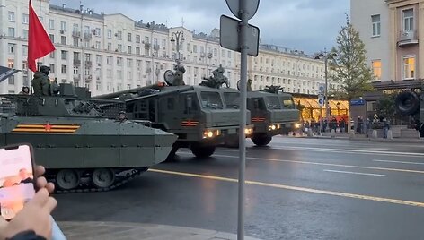 Rusija ruo&scaron;iasi Pergalės dienos paradui