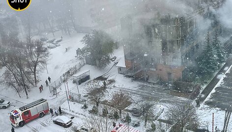 Gaisras Rusijos vie&scaron;butyje