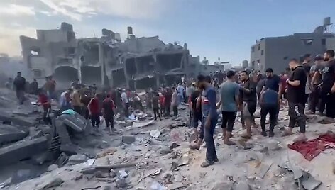 Izraelis bombardavo Džabalijos pabėgėlių stovyklą Gazos Ruože