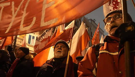 Opozicijos protestai Lenkijoje