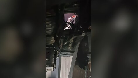 Rusijos dronas smogė Černobylio branduolinių atliekų saugyklai