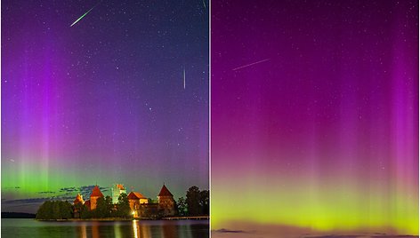 Pašvaistė ir Perseidų meteorų lietus