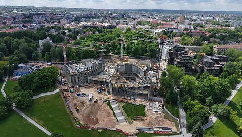 Nacionalinės koncertų salės statybvietė