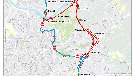 A33 trasos pakeitimas
