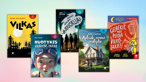 TOP knygos vaikų vasaros atostogoms 