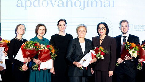 &Scaron;vietimo, mokslo ir sporto ministerijoje įteiktos premijos mokytojams