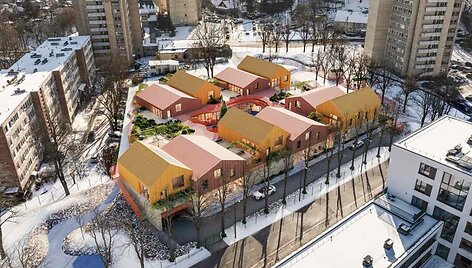 Markučių lop&scaron;elio-darželio architektūrinės idėjos