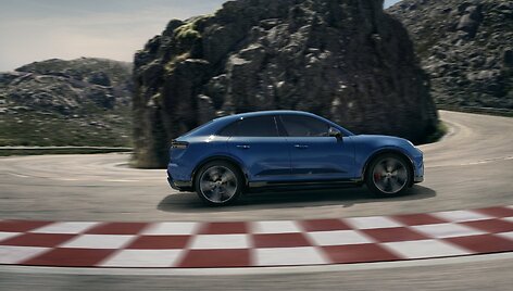 Pirmasis visi&scaron;kai elektrinis &bdquo;Macan GTS&ldquo;