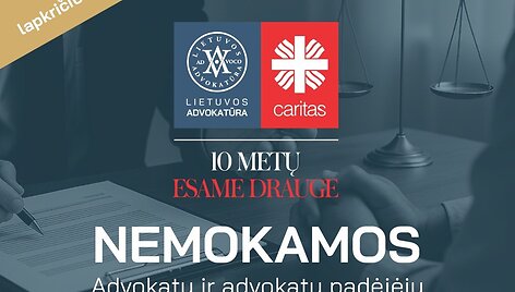 Lietuvos Advokatūros ir Carito nemokamų teisinių konsultacijų akcija