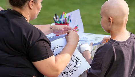 Renginys Santaros klinikų Vaikų ligoninėje