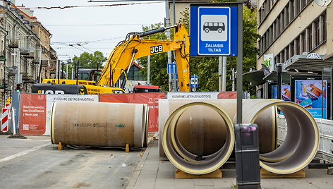 Lietaus nuotekynės įrengimas Kalvarijų g.