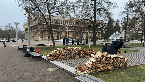 Protestas Nepriklausomybės aik&scaron;tėje