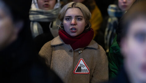 Ketvirtadienio protestas &bdquo;&Scaron;alin rankas nuo laisvo žodžio!&ldquo;