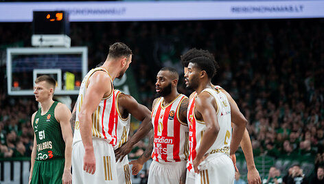 Kauno &bdquo;Žalgiris&ldquo; &ndash; Belgrado &bdquo;Crvena zvezda&ldquo;