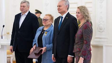 Valstybės apdovanojimų įteikimo ceremonija