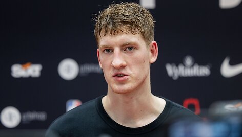 Kasparas Jakučionis jaunųjų krep&scaron;inio talentų stovykloje