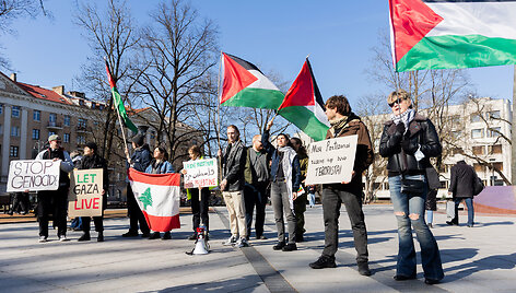 Palestinos palaikymo akcija