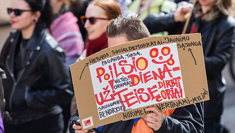 Profesinės sąjungos (G1PS) ir &bdquo;KArtu &ndash; Kairiųjų Aljanso&ldquo; eitynės