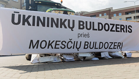 Įspėjamasis ūkininkų protestas