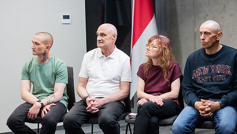 Sviatlanos Cichanouskajos ir Siarhejaus Cichanouskio spaudos konferencija
