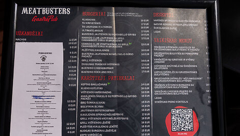 Meatbusters kainos Palangoje