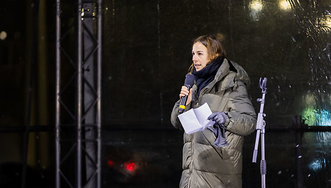 Protestas prie Seimo: „Dešimt tylos minučių" 