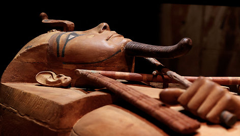 Paryžiuje – itin reta relikvija, eksponuojamas puošnusis Ramzio II sarkofagas