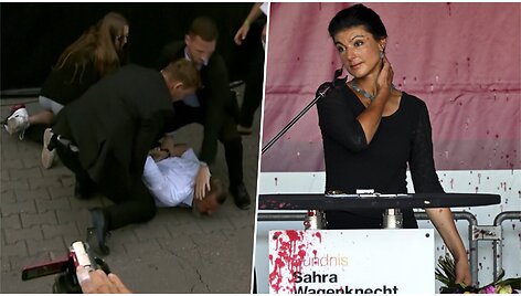 Per renginį dažais apta&scaron;kyta Vokietijos politikė Sahra Wagenknecht