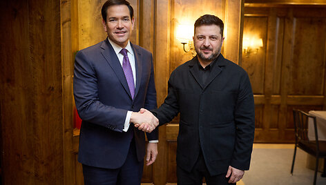 Volodymyras Zelenskis ir Marco Rubio