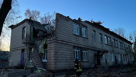 Naktį Rusija rekordiniu dronų skaičiumi atakavo Ukrainos miestus