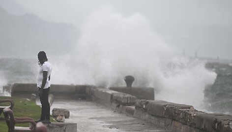 Jamaika ruo&scaron;iasi uraganui