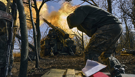 Ukrainos pajėgos prie Bachmuto