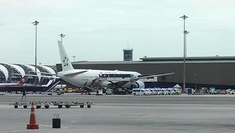 &bdquo;Singapore Airlines&ldquo; orlaivio avarinis nusileidimas Bankoke