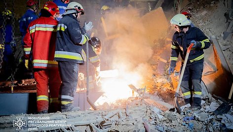 Rusijos smūgis vaikų ligoninei Kyjive