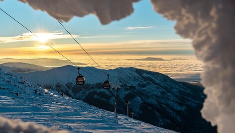 Slovakijos Liptovo regionas ir Auk&scaron;tieji Tatrai &scaron;ią žiemą siūlo pasaulinio lygio patirtį