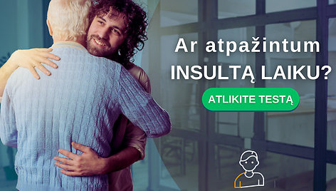 Ar gali atpažinti INSULTĄ LAIKU? 