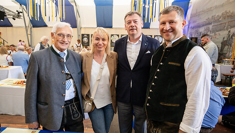 JKD Bavarijos princas Luitpold von Bayern, LPK direktorė Raminta Radavičienė, LPK prezidentas Vidmantas Janulevič
