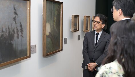 Japonijos Nacionalinio Vakarų meno muziejaus direktoriaus Masayuki Tanaka vizitas M.K.Čiurlionio muziejuje