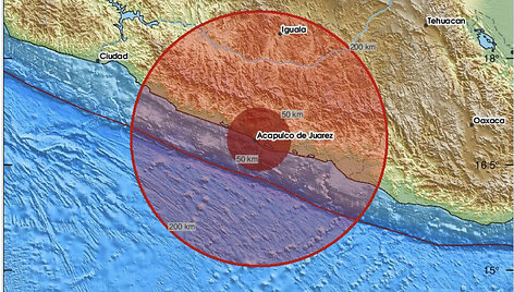 Žemės drebėjimas Meksikoje