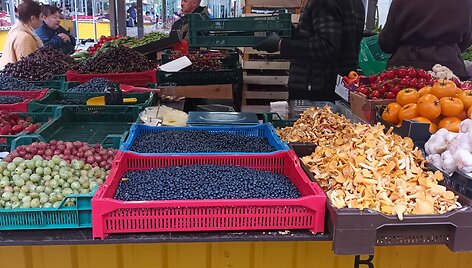 Kalvarijų turgus, mėlynės, voveraitės