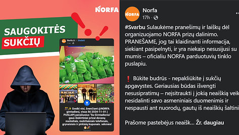 Sukčiai prisimeta "Norfa"