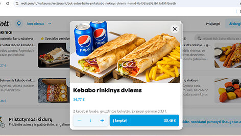 Kebabai, Wolt