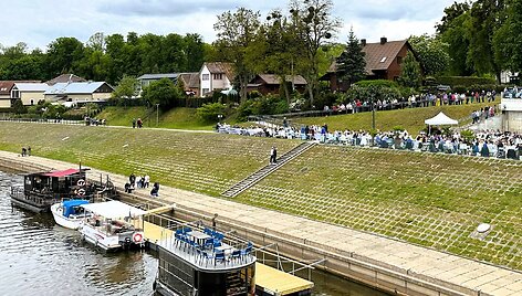 Prienai &ndash; naujos galimybės turizmui: atidaryta nemokama prieplauka miesto centre