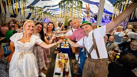 Kauno &bdquo;Oktoberfestas&ldquo; &scaron;iemet &ndash; dvigubai didesnis: tokios palapinės dar nesatę matę