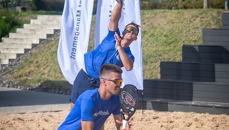Lietuvos paplūdimio teniso čempionate nestigo atkaklių kovų ir staigmenų