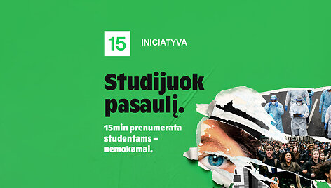 15min iniciatyva studentams