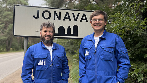 M1 mėlyno pieno banga Jonavoje