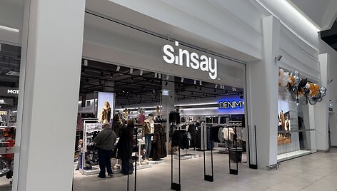 Triskart didesnė &bdquo;Sinsay&ldquo; parduotuvė PLC &bdquo;Mega&ldquo; pasiūlys asortimentą visai &scaron;eimai